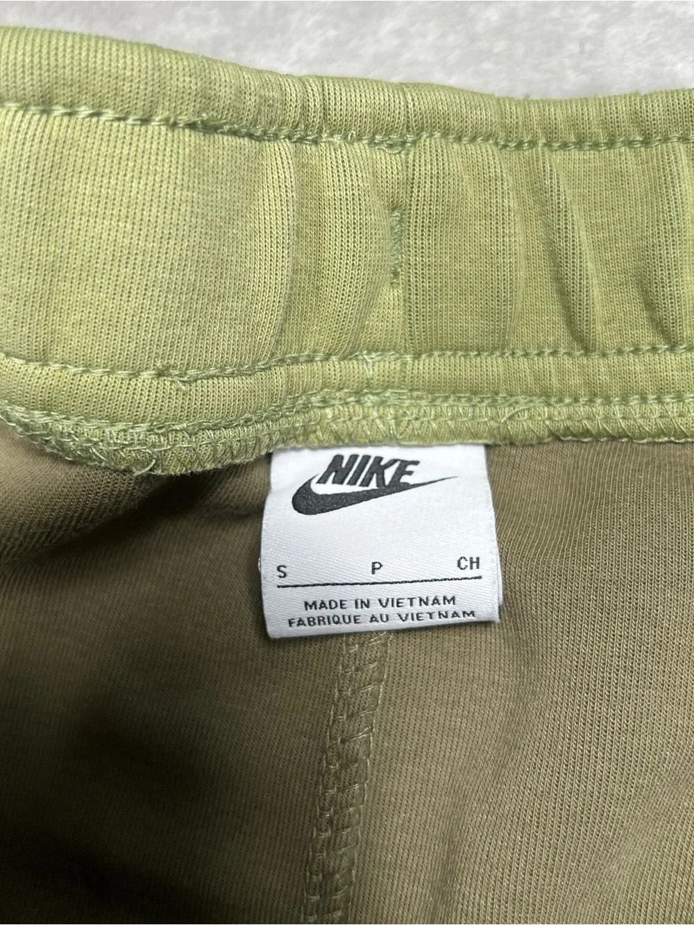 Nike NSW Tech Fleece Joggers Mens S Green Two Tone Sweatpant Athletic CU4495-222